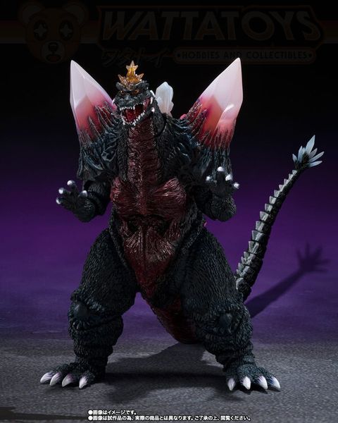 PRE ORDER - BANDAI SPIRITS - GODZILLA - S.H.MonsterArts SPACEGODZILLA FUKUOKA DECISIVE BATTLE Ver.
