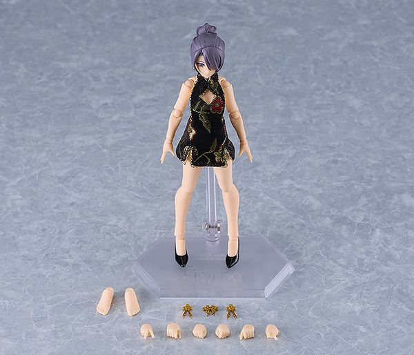 PRE ORDER - Max Factory - figma Styles - figma Female Body (Mika) with Mini Skirt Chinese Dress Outfit