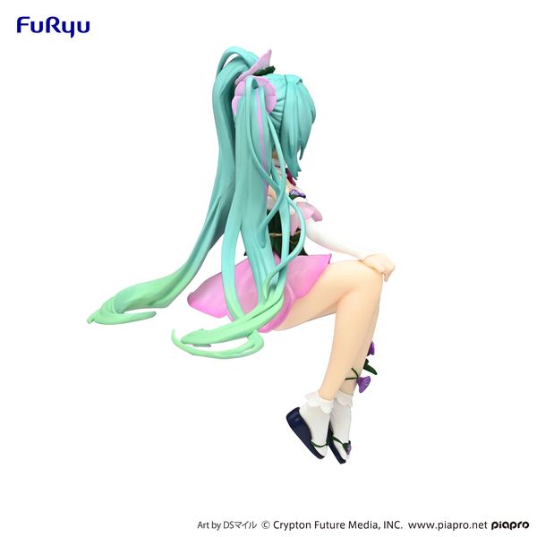 PREORDER - Furyu - Hatsune Miku Flower Fairy Morning Glory Pink Color ver. Noodle Stopper Figure