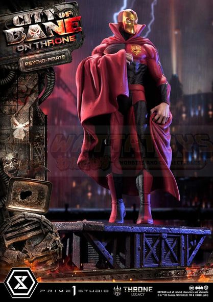 PREORDER - Prime 1 Studios - Throne Legacy Batman (Comics) - 1/4 scale Throne Legacy Batman (Comics) City of Bane Psycho-Pirate (Concept design by Carlos D'Anda)