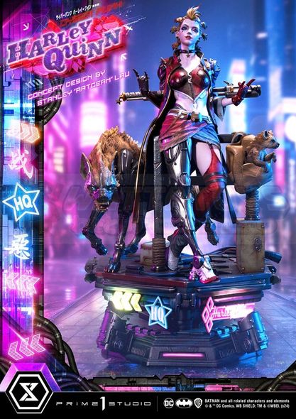 PREORDER - Prime 1 Studios - Ultimate Premium Masterline Batman (Comics) -1/4 scale Cyberpunk Harley Quinn (Concept design by Stanley "Artgerm" Lau)