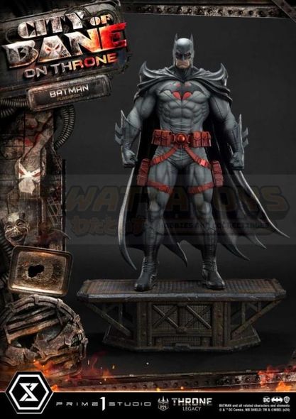PREORDER - Prime 1 Studios - Throne Legacy Batman (Comics) - 1/4 scale City of Bane Flashpoint Batman (Concept design by Carlos D'Anda) Bonus Version