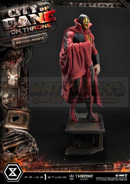 PREORDER - Prime 1 Studios - Throne Legacy Batman (Comics) - 1/4 scale Throne Legacy Batman (Comics) City of Bane Psycho-Pirate (Concept design by Carlos D'Anda)
