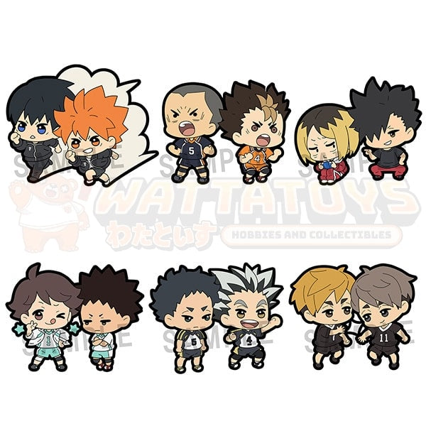 PREORDER - MEGAHOUSE - HAIKYUU! - BOX OF 96 - Rubber Mascot Buddycolle Haikyu!(Repeat)