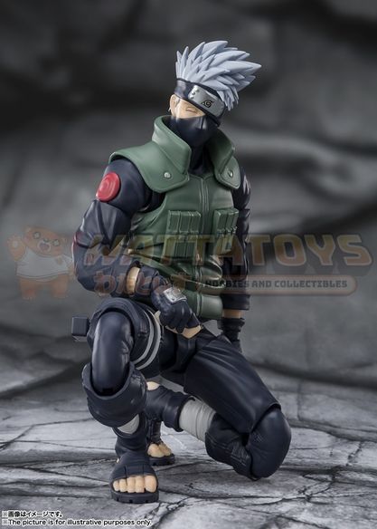 PREORDER - BANDAI TAMASHII NATIONS - NARUTO - S.H. Figuarts HATAKE KAKASHI The famed Sharingan Hero