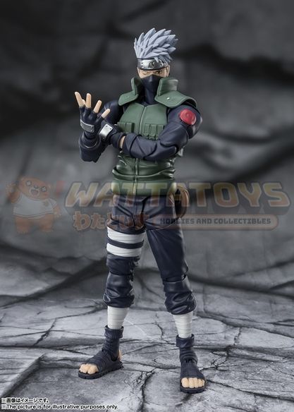 PREORDER - BANDAI TAMASHII NATIONS - NARUTO - S.H. Figuarts HATAKE KAKASHI The famed Sharingan Hero
