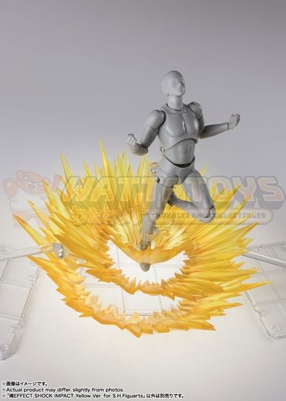 PREORDER - BANDAI TAMASHII NATIONS - TAMASHII EFFECT SHOCK IMPACT Yellow Ver. for S.H. Figuarts