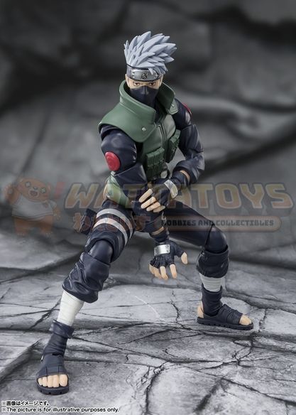 PREORDER - BANDAI TAMASHII NATIONS - NARUTO - S.H. Figuarts HATAKE KAKASHI The famed Sharingan Hero