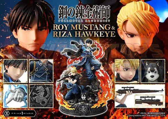 PREORDER - PRIME 1 STUDIOS - Fullmetal Alchemist - 1/6 Scale - Concept Masterline Roy Mustang & Riza Hawkeye