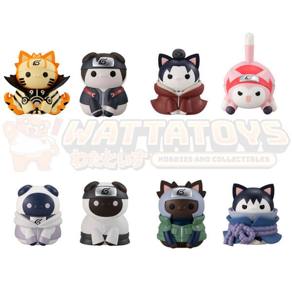 PREORDER - MEGAHOUSE - NARUTO Shippuden - BOX OF 8 MEGA CAT PROJECT Nyaruto! Ver. Break out!Fourth Great Ninja War(Repeat)