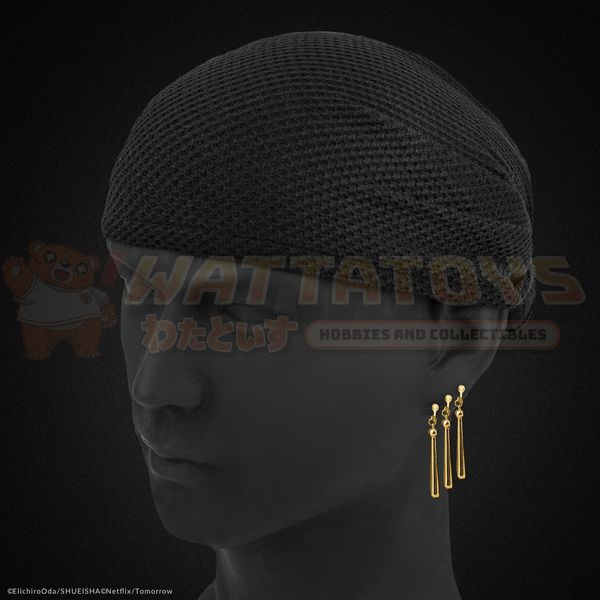 PREORDER - CINEREPLICAS - ONE PIECE - 1/1 Scale - ONE PIECE COLLECTIBLE - Zoro Bandana & earring set