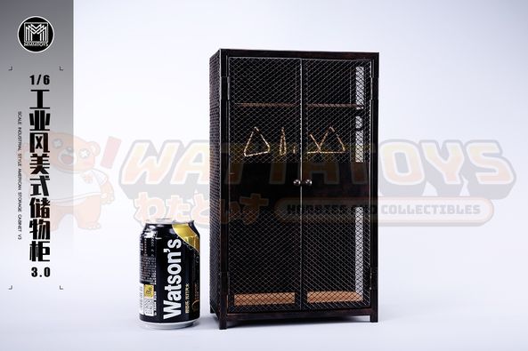 PREORDER - MMMTOYS - 1/6 Industrial Style American Storage Cabinet V3 M2411