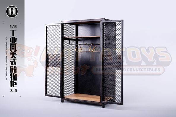 PREORDER - MMMTOYS - 1/6 Industrial Style American Storage Cabinet V3 M2411