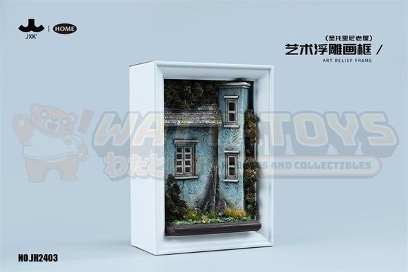 PREORDER - JXK Home - Art Relief Frame (Santorini Old House)