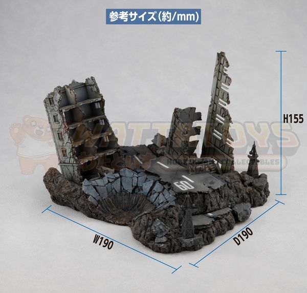 PREORDER - MegaHouse - RM series G structure Mobile Suit Gundam【GS02M】 The abandoned buildings in New Yark citym(Material Color Edition)