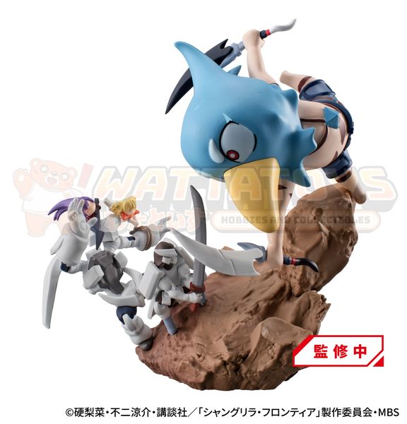PRE-ORDER - Megahouse - Shangri-La Frontier - PetitramaEX Shangri-La Frontier VS Monster Diorama Collection set