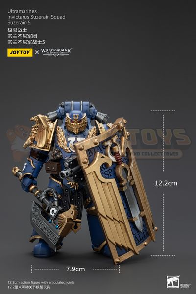 PRE-ORDER - Joytoy - Warhammer: The Horus Heresy - Ultramarines Invictarus Suzerain Squad Suzerain 5