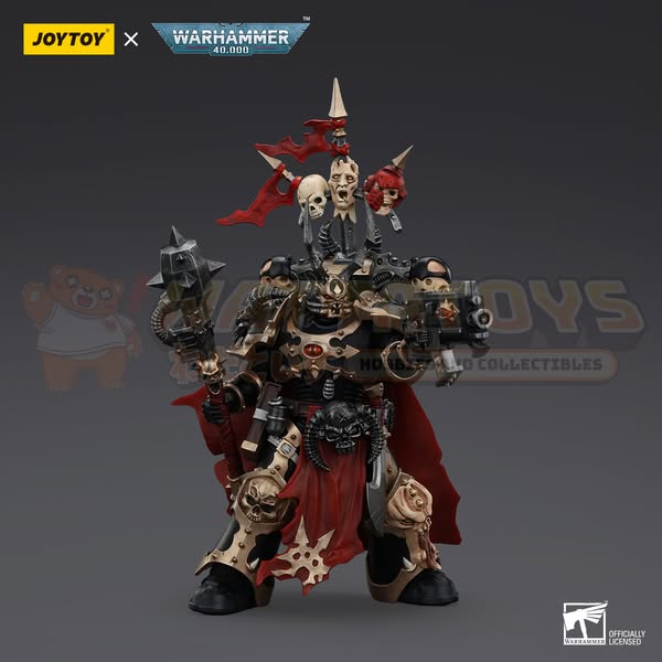 PRE-ORDER - JoyToy - Warhammer 40k - Chaos Space Marines Black Legion Chosen Champion with bolter and power maul