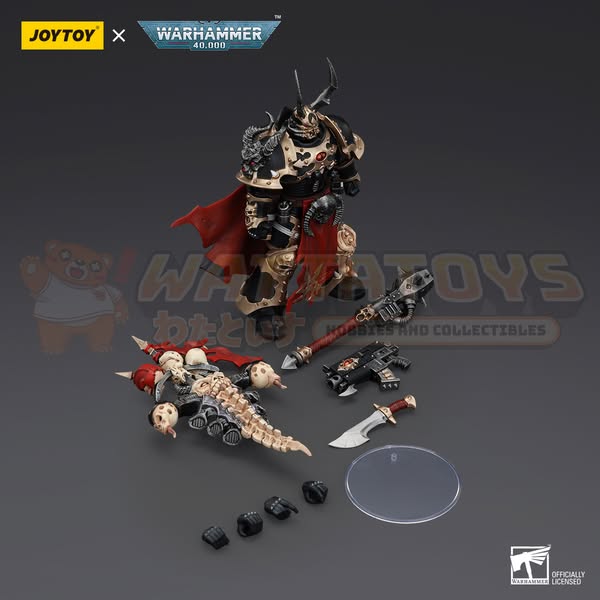 PRE-ORDER - JoyToy - Warhammer 40k - Chaos Space Marines Black Legion Chosen Champion with bolter and power maul