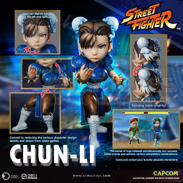 PRE-ORDER - ASMUS TOYS - Street Fighter - QBITZ XL Chun Li