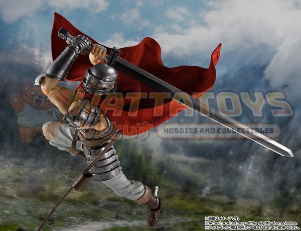 PRE-ORDER - Bandai Tamashii Nations - Berserk - S.H.Figuarts GUTS (BAND OF THE HAWK)
