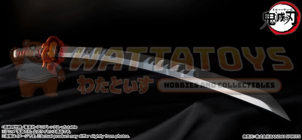 PRE-ORDER - Bandai Tamashii Nations - Demon Slayer: Kimetsu no Yaiba - PROPLICA NICHIRIN SWORD (TANJIRO KAMADO) KYOJURO RENGOKU’S SWORD GUARD ver