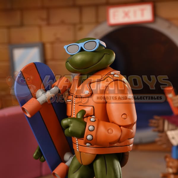 PRE-ORDER - NECA - TMNT (Cartoon) 7in Punk Leo and Punk Raph 2 Pack