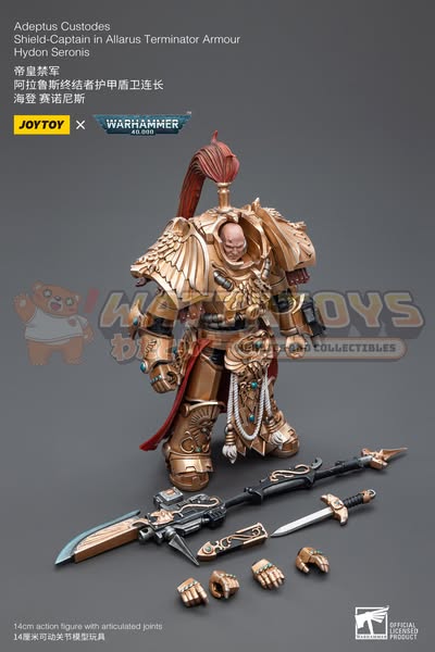 PRE-ORDER - JoyToy - Warhammer 40000 - Adeptus Custodes Shield-Captain in Allarus Terminator Armour Hydon Seronis