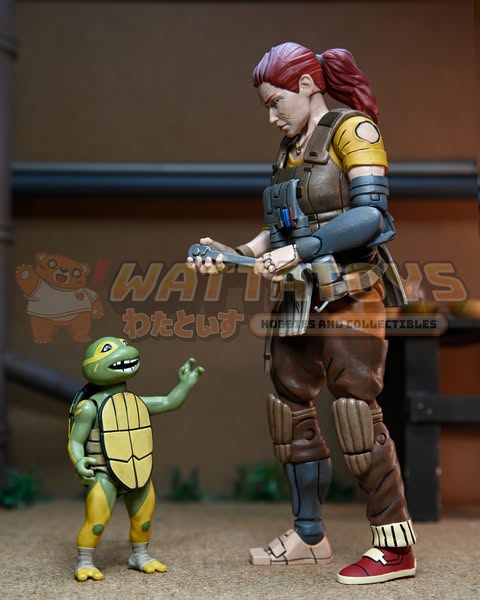 PRE-ORDER - NECA - TMNT (The Last Ronin- The Lost Years) 7in Grammy April with Baby Yi & Moja