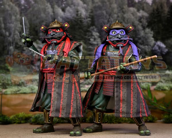 PRE-ORDER - NECA - TMNT 3 (Movie) - Turtles in Time 7in Donatello & Raphael 2 Pack