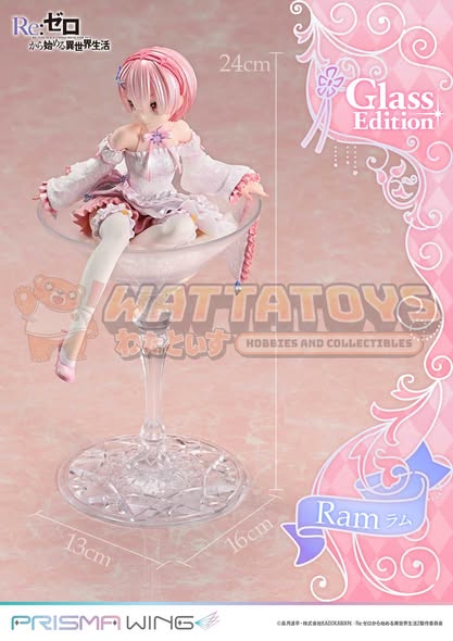 PRE-ORDER - Prime1Studios - Re:ZERO -Starting Life in Another World- - PRISMA WING - Ram Glass Edition 1/7 Scale Figure