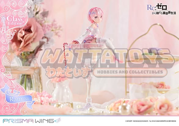 PRE-ORDER - Prime1Studios - Re:ZERO -Starting Life in Another World- - PRISMA WING - Ram Glass Edition 1/7 Scale Figure
