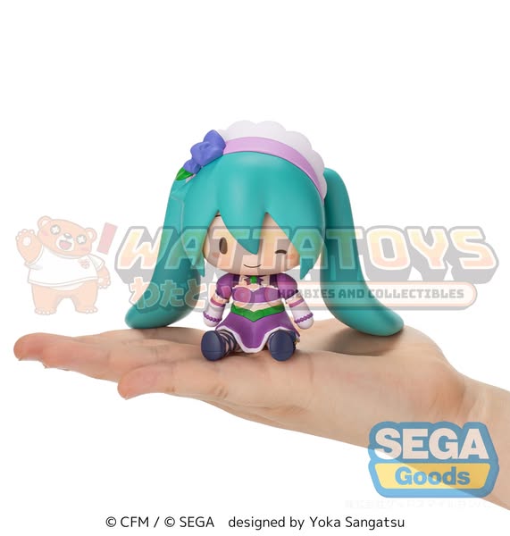 PRE-ORDER - SEGA - fuwa petit "Hatsune Miku x Love and Berry Dress Up and Dance!" Chibi Figure "Sparkly Purple"