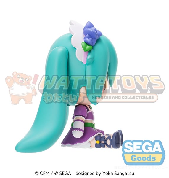 PRE-ORDER - SEGA - fuwa petit "Hatsune Miku x Love and Berry Dress Up and Dance!" Chibi Figure "Sparkly Purple"
