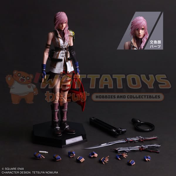 PRE-ORDER - Square Enix - Final Fantasy XIII - Play Arts Shin Action Figure - Lightning
