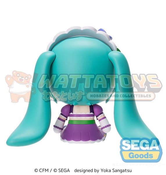 PRE-ORDER - SEGA - fuwa petit "Hatsune Miku x Love and Berry Dress Up and Dance!" Chibi Figure "Sparkly Purple"