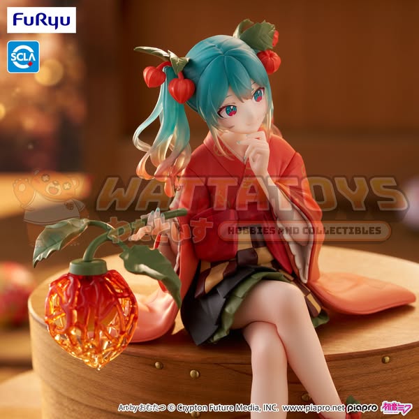 PRE-ORDER - Furyu - Hatsune Miku Noodle Stopper Figure -Flower Fairy Winter Cherry-