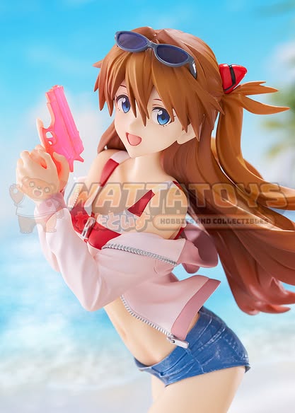 PRE-ORDER - Good Smile Company - Rebuild of Evangelion - POP UP PARADE BEACH QUEENS Asuka Shikinami Langley L Size