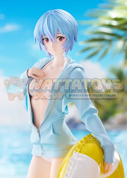 PRE-ORDER - Good Smile Company - Rebuild of Evangelion - POP UP PARADE BEACH QUEENS Rei Ayanami L Size
