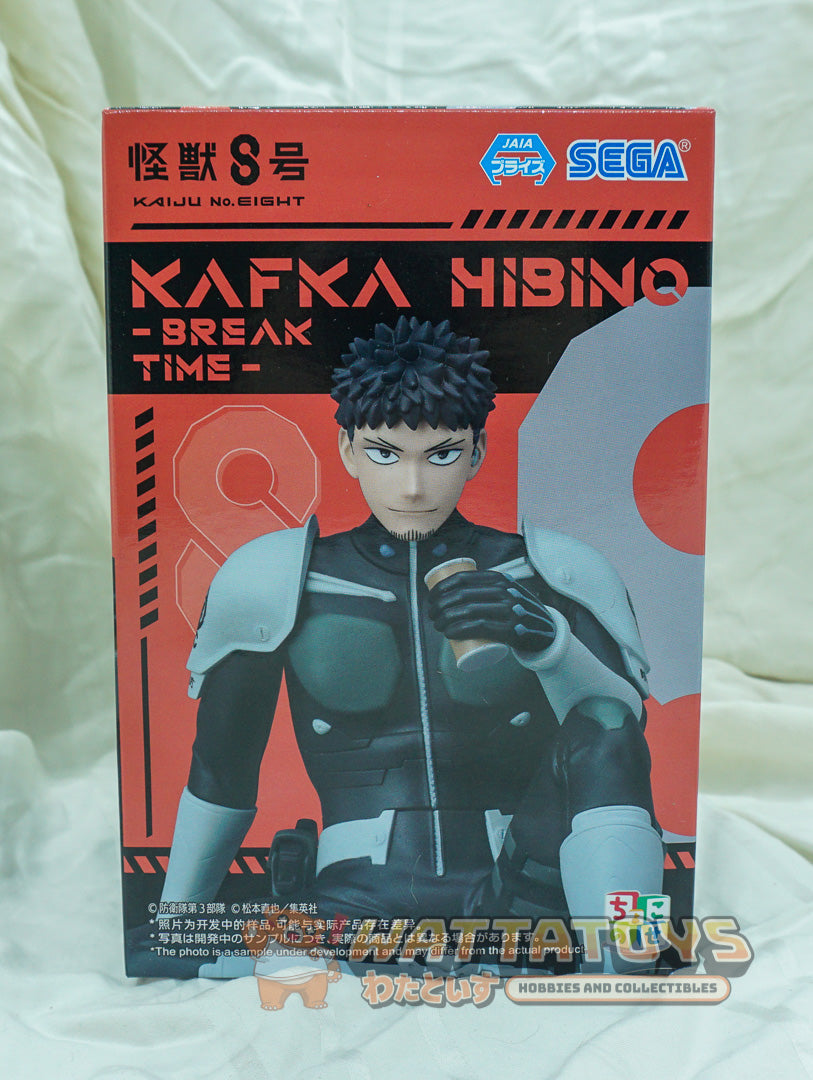 SEGA - Kaiju No. 8 - Premium Chokonose Figure - Hibino Kafka Break Time