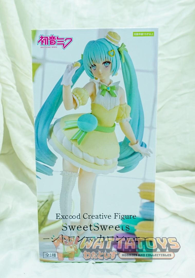 Furyu - Hatsune Miku Exceed Creative Figure SweetSweets Series Macaroon Citron Color ver.
