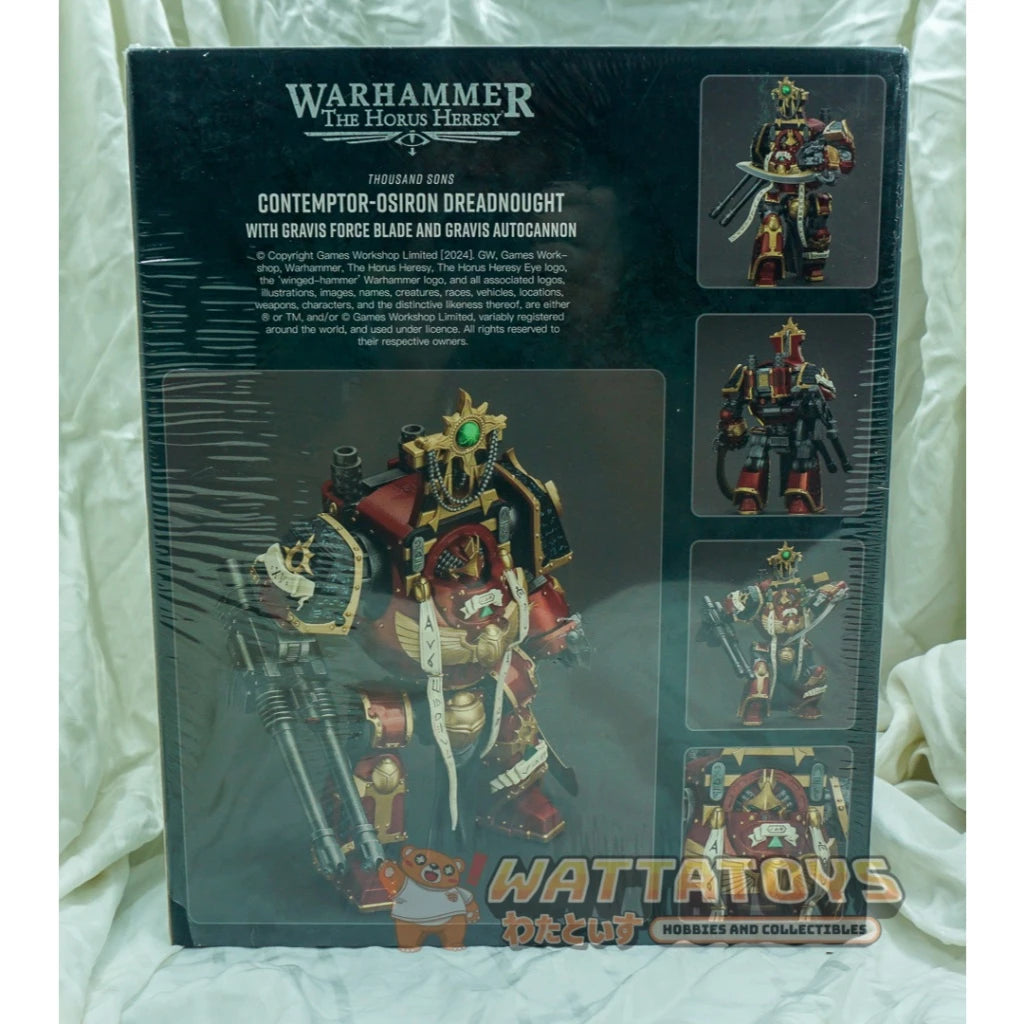 JOYTOY Thousand sons contemptor orison dreadnought with gravis force blade and gravis autocannon