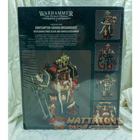 JOYTOY Thousand sons contemptor orison dreadnought with gravis force blade and gravis autocannon