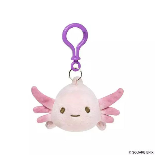 Final Fantasy XIV Plushie Keychain with Color Hook (Ambystoma/Little Troll/Giant Beaver)