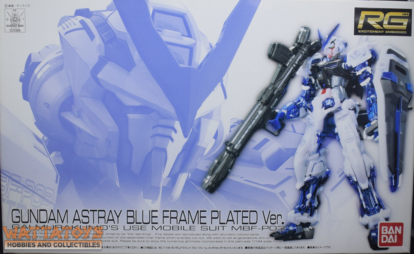 Bandai RG Gundam Astray Blue Frame Plated Ver.