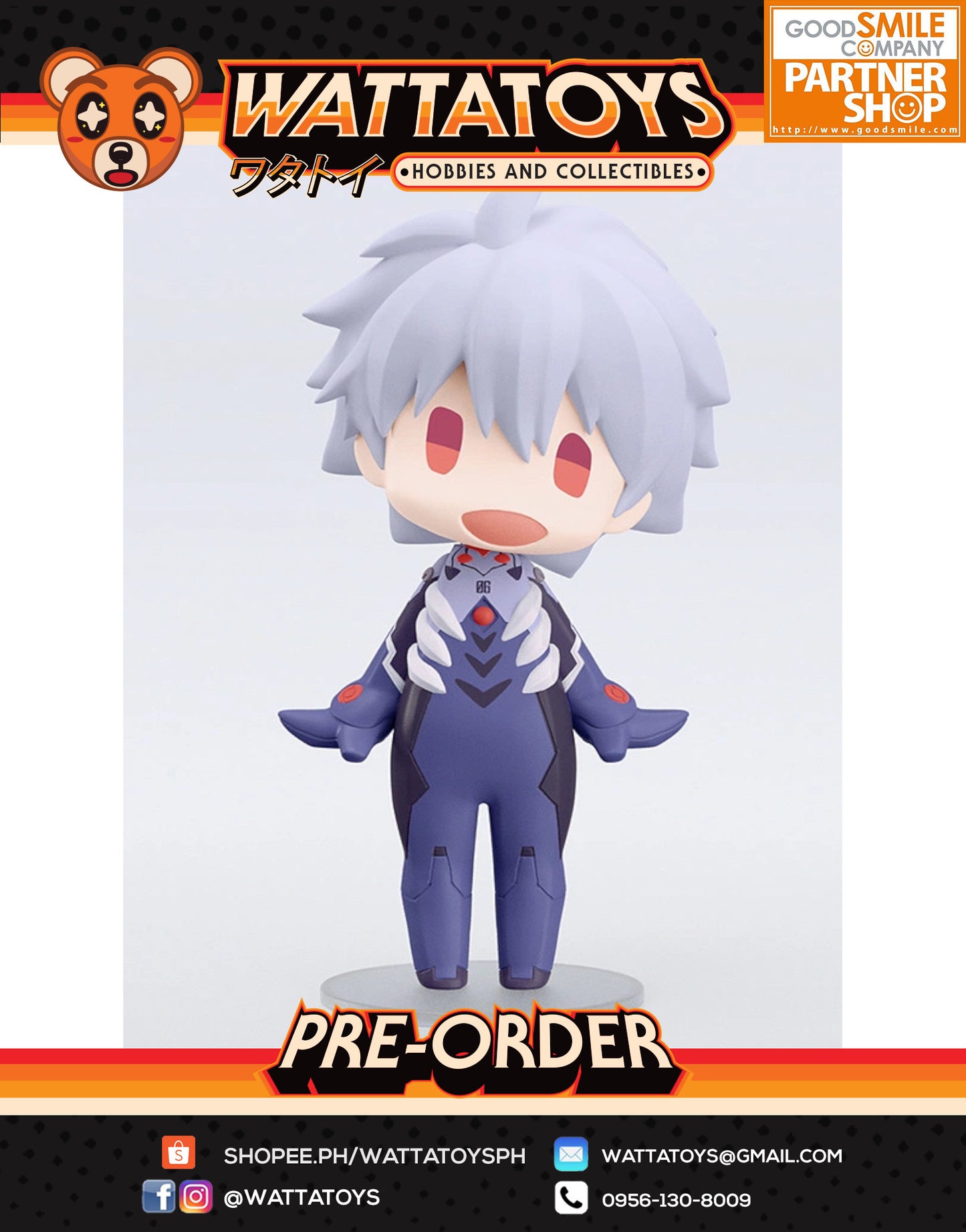 PRE ORDER Hello! Good Smile Rebuild of Evangelion - Kaworu Nagisa