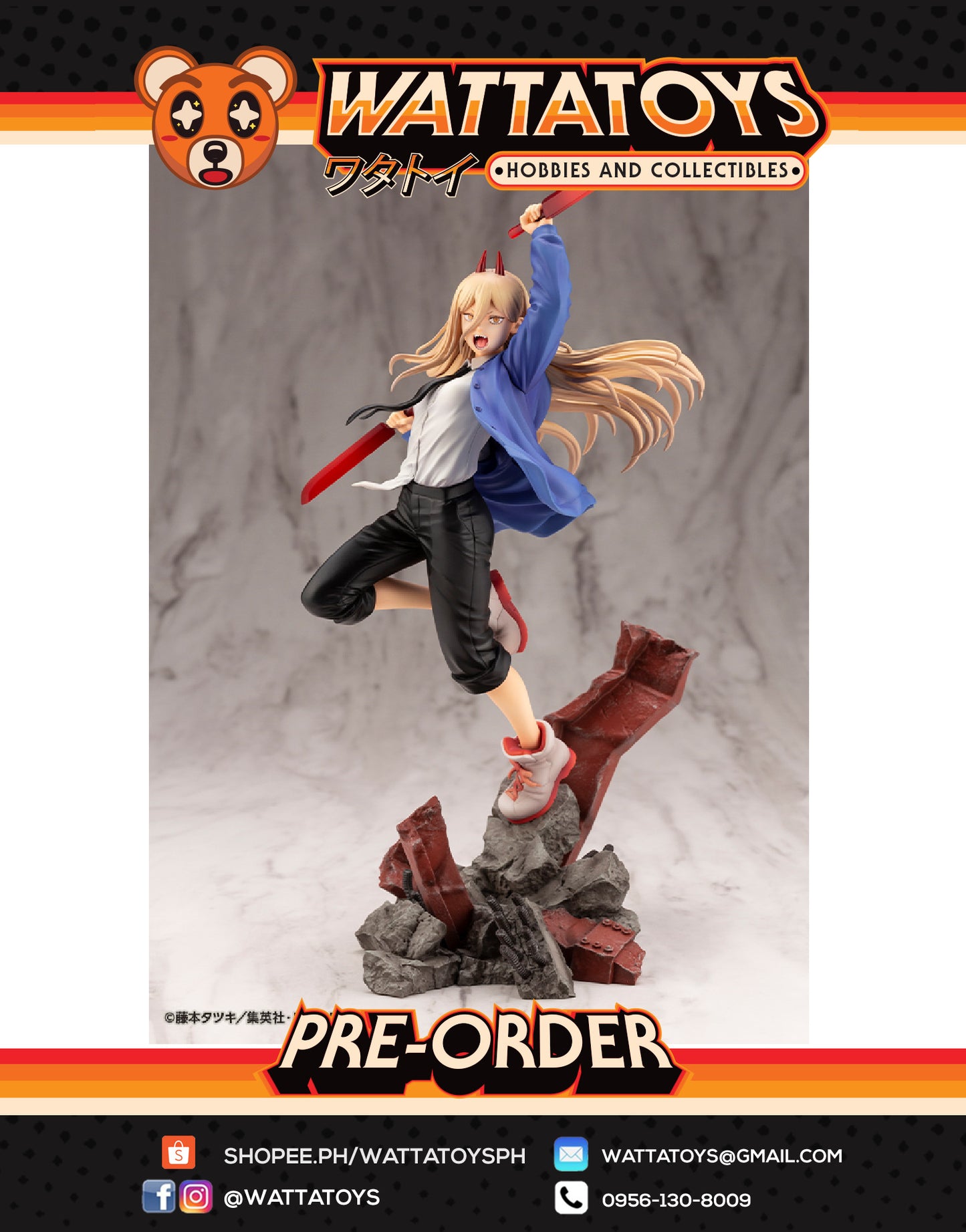 1/8 Chainsaw Man - Power Artfx J