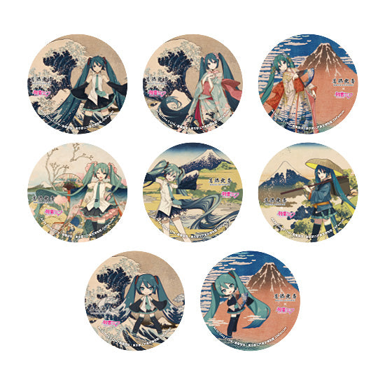 [PRE-ORDER] Presence Co., LTD. Katsushika Hokusai x Hatsune Miku Pinback Button