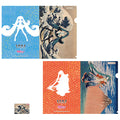 [PRE-ORDER] Presence Co., LTD. Katsushika Hokusai x Hatsune Miku A4 Clear File (2 Pieces) + Card (1 Piece) Set