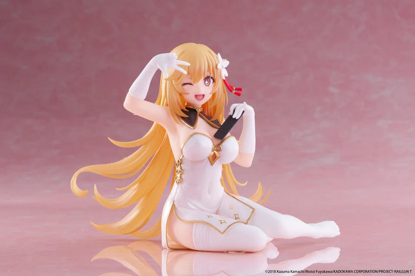 [PRE-ORDER] TAITO A Certain Scientific Railgun Desktop Cute Figure - Misaki Shokuho (Chinese Dress Ver.)